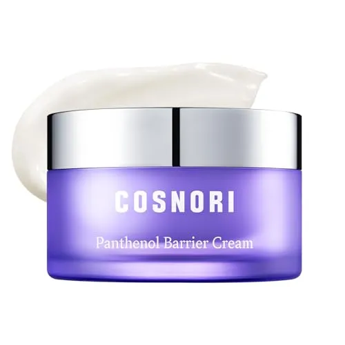 COSNORI Panthenol-Barrierecreme – Feuchtigkeitscreme fürs Gesicht zur Stärkung der Hautbarriere – mit Panthenol – beruhigend und feuchtigkeitsspendend für geschädigte Haut – 51 ml.