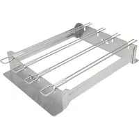 Broil-King NARROW SPIEßGESTELL - Grillzubehör mit kompakten Maßen von 21cm Breite und 30cm Tiefe, ideal für präzises Grillen von Spießen und Fleischstücken.