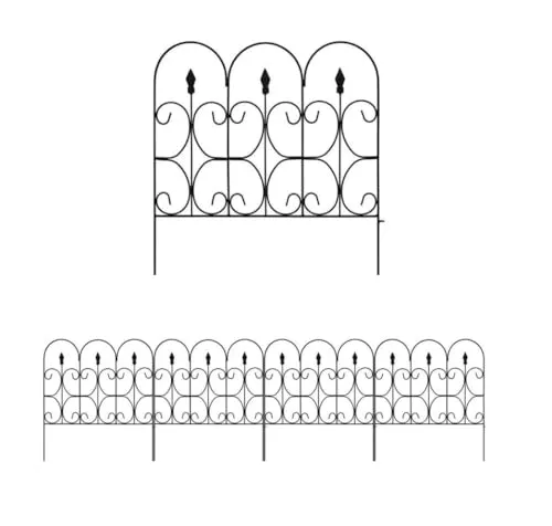 Beeteinfassung Provance Beetumrandung Gartenzaun aus Kunststoff (6 Meter) - Rasenkanten aus wetterfestem Kunststoff, einfach erweiterbar und langlebig. Ideal zur stilvollen Abgrenzung Ihrer Beete im Garten.