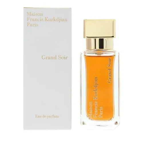 Maison Francis Kurkdjian Grand Soir EdP - 0.035 l - Damenduft, der die kühne Ausstrahlung eines Pariser Abends einfängt, mit warmen Noten von Vanille, Benzoe und Tonkabohne für unvergessliche Nächte.