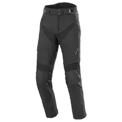 Büse Torino Pro Textilhose Damen Schwarz D44 - Hochwertige Motorradhose aus 500D Polyamid mit atmungsaktiver Klimamembrane. Ideal für Sicherheit und Komfort beim Fahren, mit verstellbaren Protektoren und Belüftungssystem.