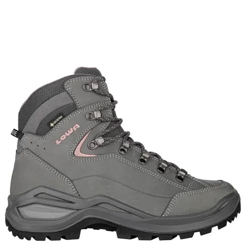 Lowa Renegade EVO Damen (Graphit/Rose), 40 EU - Wanderschuhe mit GORE-TEX Membrane, wasserdicht und atmungsaktiv für optimalen Wetterschutz und Komfort beim Wandern.