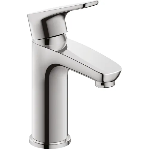 Duravit B.1 Waschtischarmatur, Größe S (Auslauf Höhe 96 mm), Wasserhahn Bad, Waschbecken Armatur mit Keramikkartusche, Chrom