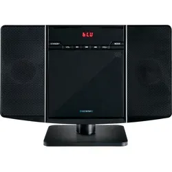 McGrey MCD-60 Vertikal Stereoanlage - Platzsparende Vertikal-Kompaktanlage mit CD/MP3-Player, USB-Slot und Bluetooth. Genießen Sie Musik kabellos und flexibel – ideal für jeden Raum.