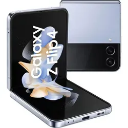 Samsung F721 Z FLIP 4 5G - 8GB/256GB Blue EU - Simlockfreies Handy mit robustem Design und langer Lebensdauer, perfekt für den aktiven Lebensstil.