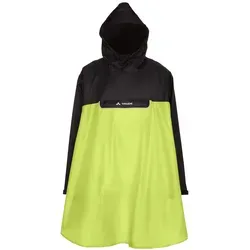 VAUDE Valero Poncho - Wasserdichter und windabweisender Regenponcho für Radfahrer, mit Ärmeln und aus recyceltem Polyester, ideal für jedes Wetter.
