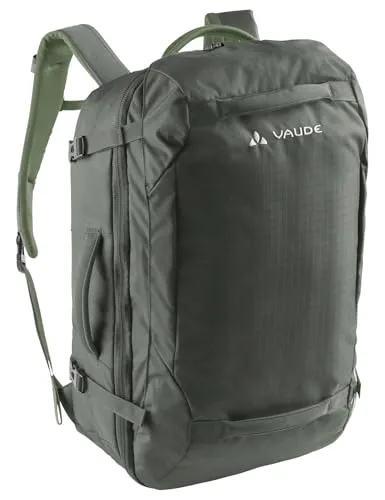 Vaude Backpacks Mundo Carry-On 38 - 55 cm in Olive - Praktischer Handgepäck-Rucksack für Backpacker und Businessreisen mit gepolstertem Rücken, 15,6 Zoll Notebookfach und verstaubaren Schulterträgern.