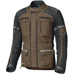 Held Biker Fashion Carese Evo GTX Motorradjacke M - Hochwertige Motorradjacke aus robustem Textilmaterial in Braun, mit atmungsaktiver GTX-Membran und herausnehmbarem Futter für optimalen Komfort bei jeder Witterung.