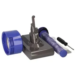 Ersatzakku für Dyson V8 Staubsauger 21,6V 6000mAh - Sonstiges Staubsaugerzubehör mit verbesserter Laufzeit und Leistung für Dyson V8 Modelle, ideal für langanhaltende Reinigung ohne ständiges Aufladen.
