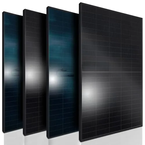 SUNNIVA Solarmodul 460W Bifazial - FULL BLACK Glas/Glas - Solarmodule, 460W Leistung, bifaziale Technologie für höhere Energieausbeute, ideal für Balkonkraftwerke und private Photovoltaikanlagen. Wetterfest und robust dank Glas-Glas-Technologie.