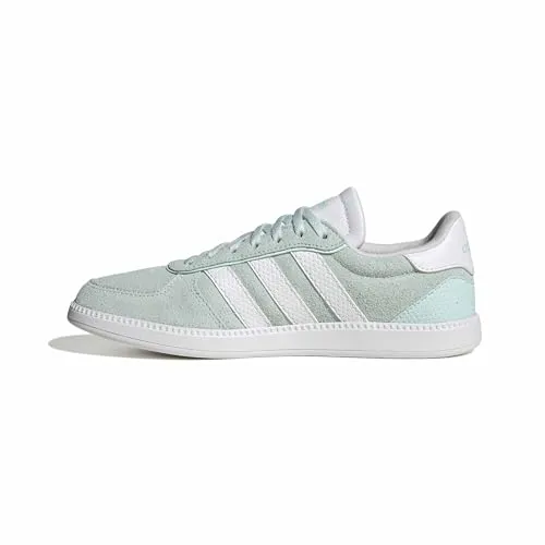 Adidas Damen BREAKNET Sleek Shoes, Halo Mint/FTWR White/FTWR White, 37 1/3 EU