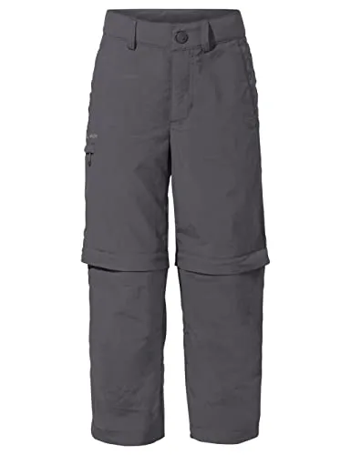 VAUDE Kids Detective Antimos Zo Pants Hose - Outdoorhose für Kinder, UV-Schutz, abzipbar zur Shorts, klimaneutral produziert und ideal für aktive Abenteuer im Freien.