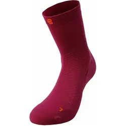 Bauerfeind Ultralight Mid Cut Laufsocken Damen-Berry, Größe 35-37 (auch verfügbar in 41-43)