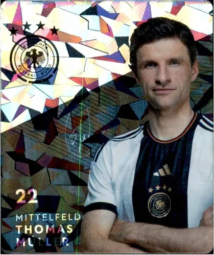 GLITZER Karte 22 - Thomas Müller - WM 2022 REWE