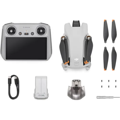 DJI Mini 3 (DJI RC) - Leichte 4K HDR Mini-Kameradrohne, nur 249 g, 38 min Flugzeit und echte vertikale Aufnahmen für beeindruckende Luftbilder