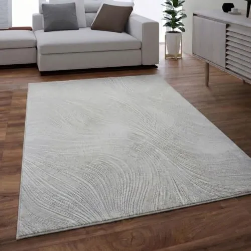VIMODA Teppich Costa L. - Modernes Boho Design - Teppich für Wohnzimmer, Schlafzimmer und Flur mit beeindruckendem Hoch-Tief-Effekt. 100% OEKO-TEX Polypropylen, Fußbodenheizung geeignet und außergewöhnlich weich für ein behagliches Wohngefühl.