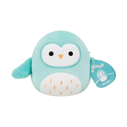 Squishmallows SQCR08566 - Olivette die Schleiereule 19 cm, offizielles Jazwares Plüsch, superweiches Kuscheltier