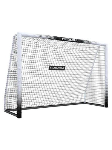 Hudora Football Goal Pro Tect 240 – Robustes Fußballtor - Hochwertiges Fußballtor für den Freizeit- und Vereinsgebrauch, mit stabiler Konstruktion und wetterfesten Materialien für langlebigen Einsatz.