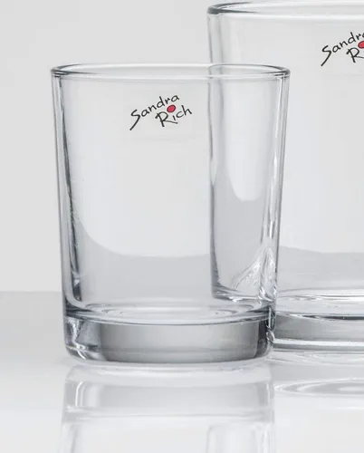 Sandra Rich Dekovase CYLI – Vielseitige Tischvase - Elegante Glasvase von Sandra Rich, 11 cm hoch, ideal als Blumenvase oder kreative Dekokreation. Vielseitig einsetzbar für jeden Anlass.