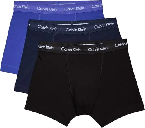 Calvin Klein Herren 3er-Pack Hüft-Shorts - Cotton Stretch - Retroshorts für Herren, bequeme Passform mit elastischem Bund und stilvollem Calvin Klein Schriftzug für optimalen Tragekomfort.