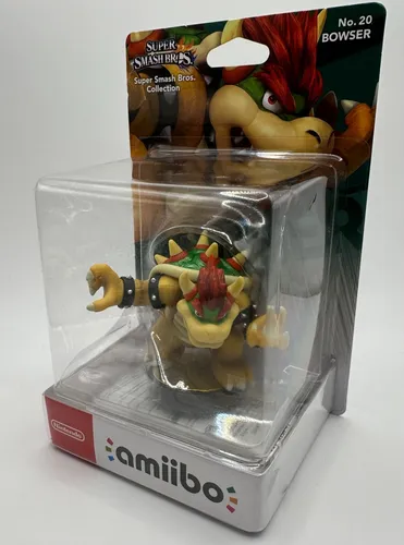 Nintendo amiibo Bowser Figur # No. 20 # Super Smash Bros. Collection # NEU&OVP ✅