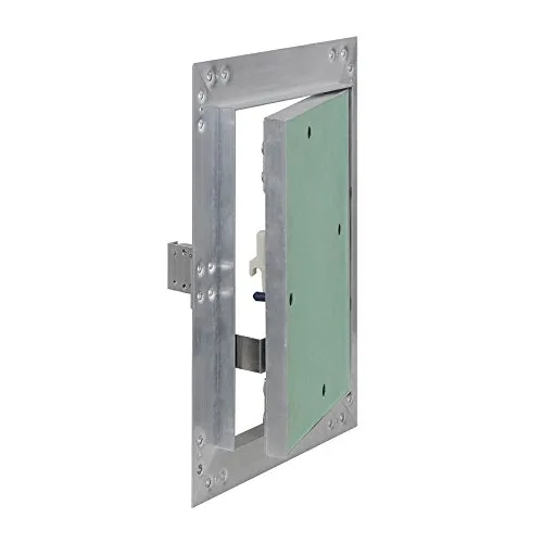 Revisionsklappe Aluminium 25x40cm - Gipskarton Tür - Praktische Revisionsklappe mit Aluminiumrahmen, ideal für Gipskarton. Maße 25 x 40 cm, einfach zu öffnen und anpassbar für eine nahtlose Optik.