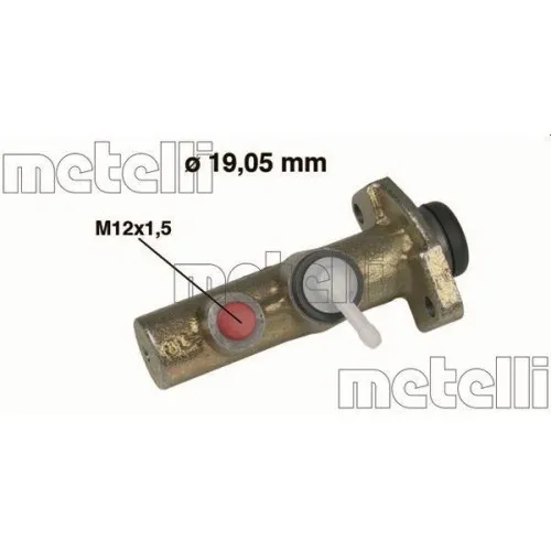 Pumpe Bremsen für Fiat 850 Coupe' Spider - METELLI 05-0015 - Hauptbremszylinder für Fiat 850, sorgt für optimale Bremskraft und Sicherheit, kompatibel mit mehreren OEM-Nummern.