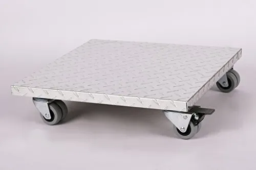 Szagato Möbelroller/Pflanzenroller Profi 40x40 cm - Stabiler Möbelroller mit hochwertigen Doppelrollen und Bremse. Ideal für Innen- und überdachte Außenbereiche. Made in Germany, für eine lange Lebensdauer und ausgezeichnete Qualität.