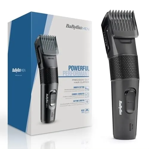 Babyliss E786E Haarschneider in Schwarz - Haar- & Bartschneidegeräte, kabellos und abwaschbar für einfache Handhabung und Pflege