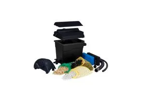 Ubbink FiltraClear 4500 PlusSet Teichfilterset - Teichfilterset mit optimaler biologischer Filterung, integrierter UV-C Klärung und leistungsstarker Pumpe für klares Wasser und gesunde Teichbewohner.