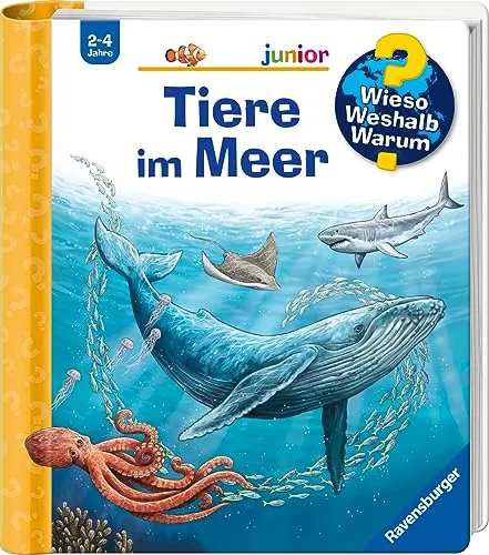 Wieso? Weshalb? Warum? junior, Band 57 - Tiere im Meer (Sachbuch ab 2 Jahre - mit Klappen) (junior, 57)