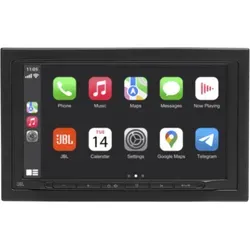 JBL Legend 700 2 DIN Multimedia Radio - Lautsprecher mit 7" Display, kabellosem Apple CarPlay & Android Auto, ideal für modernes Autofahren und unkompliziertes Streaming.