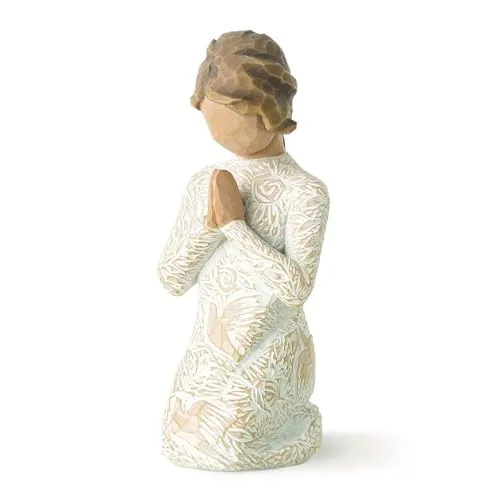 Willow Tree Figurine "Prayer of Peace" von Susan Lordi - Die Willow Tree Figur "Prayer of Peace" symbolisiert innere Ruhe und Besinnung. Ideal für Kunstliebhaber, die emotionale Ausdrucksformen schätzen und ihr Zuhause mit inspirierenden Akzenten bereichern möchten.