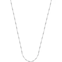 CHRIST Goldkette Damen-Kette 585er Weißgold - Ketten ohne Anhänger, elegante 585er Weißgoldkette mit rhodinierter Oberfläche und Karabinerverschluss – perfekt für jeden Anlass.