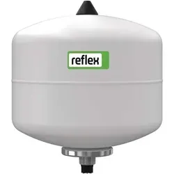 Reflex Membran-Druckausdehnungsgefäß Refix DD 8 - 8 Liter, 25 bar, für Trinkwasser - Das Reflex Membran-Druckausdehnungsgefäß Refix DD 8 mit 8 Litern und 25 bar ist ideal für die Nutzung in Wasserversorgungsanlagen. Es bietet zuverlässige Leistung und hohe Qualität für Ihre Wassererwärmungssysteme.