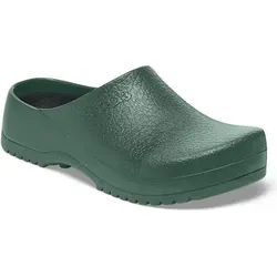 BIRKENSTOCK Super Birki Fusion Clog Green Größe 35 - Clogs & Pantoletten für Herren, mit waschbarem Kork-Latex-Fußbett und öl- sowie fettbeständiger Sohle - ideal für Beruf und Freizeit!