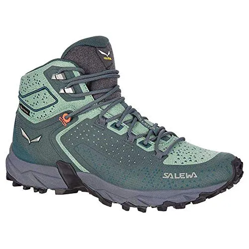 Salewa Alpenrose 2 Mid Gore-Tex Damenwanderstiefel - Leicht und Wasserdicht - Wanderschuhe für Damen mit GORE-TEX Schutz, ideal für schnelle Wanderungen. 3F System für perfekte Passform und Flexibilität, nur 366g pro Schuh.