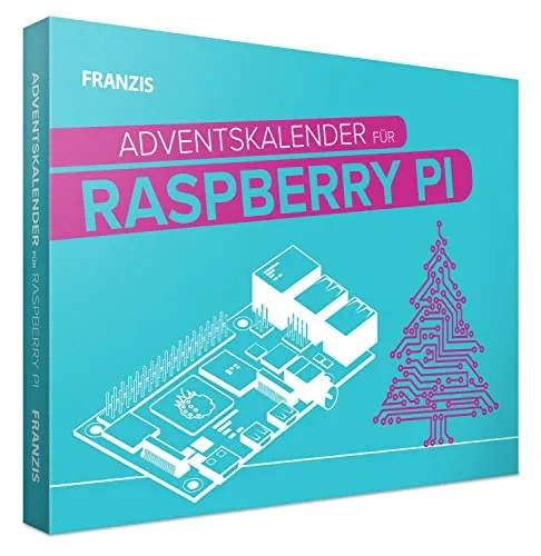 FRANZIS 55103 - Raspberry Pi Adventskalender - Heimwerken: Baue und programmiere in 24 Tagen deine eigene Weihnachtskrippe – ideal für Programmier-Neulinge, ohne Löten!