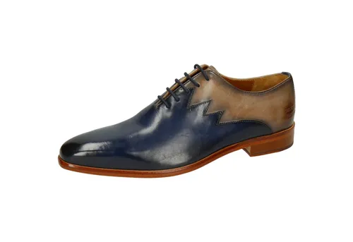 Melvin & Hamilton Lewis 59 Leder-Oxford Schuhe für Herren Schnürschuh Flache Absätze, Echtes Leder, Vegetabile Gerbung