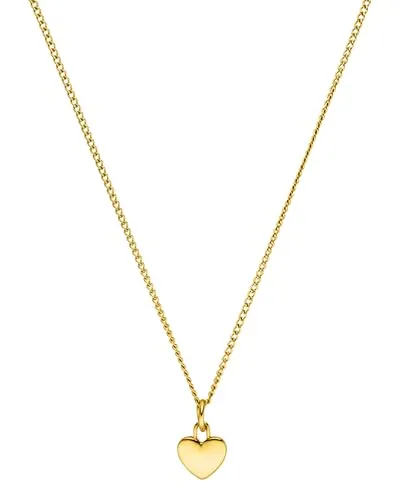 Purelei Heart Charm Kette Damen (Gold) – Halskette Damen aus langlebigem Edelstahl – Wasserfeste Kette – 50-55 cm Länge verstellbar – Halskette für deinen individuellen Look