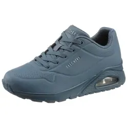 Skechers Damen UNO Stand ON AIR Sneaker, Blau Dark, 40 EU - Damen-Sneaker mit keilförmiger Passform und verstecktem Absatz für zusätzlichen Komfort. Das perforierte Obermaterial sorgt für Atmungsaktivität und Stil.