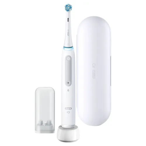 ORAL-B IO SERIES 4 M.REISEETUI - Rotierende elektrische Zahnbürste, revolutionäre magnetische iO-Technologie für optimale Mundhygiene und personalisierte Putzprogramme