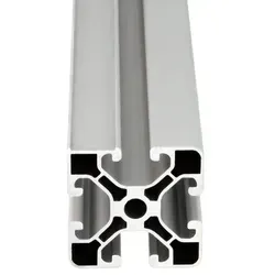 SCHMIDT systemprofile 2000mm Aluminium Profil 40x40mm - Sonstige Elektroinstallationsartikel, ideal für individuelle Konstruktionen dank eloxierter Oberfläche und eingefräster Nut für einfache Fixierung.