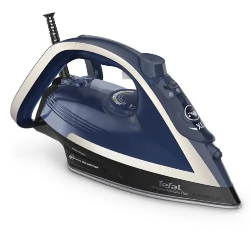 Tefal FV6846E1 Ultragliss Plus - 2800 Watt Dampfbügeleisen mit abnehmbarem Kalk-Kollektor, effizientes Bügeln und intelligente Abschaltautomatik