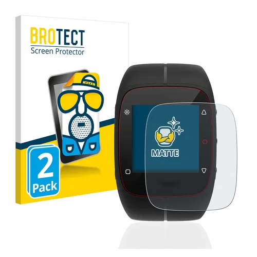 2x Schutzfolie Matt für Polar M400 / M430 Displayschutz Antireflektierend