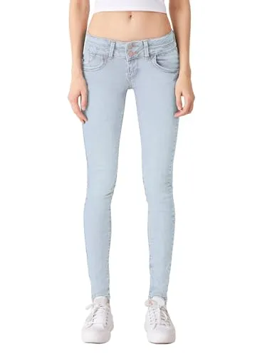 LTB Damen Jeans Julita X Extra Skinny Fit - Blau - Malisa Wash W26-W34 Baumwolle Stretch, Größe:30W / 30L, Farbe:Malisa Wash 55059