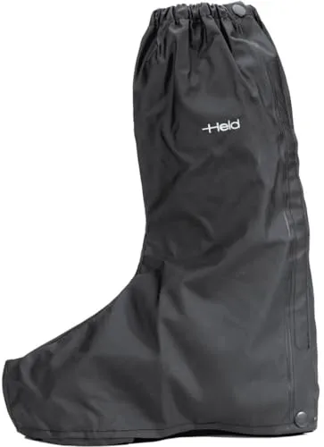 Held Rain Überziehschuh 2XL für Frauen, schwarz - Praktischer Überschuh aus robustem PVC-Gewebe mit offener Laufsohle. Ideal zum Schutz Ihrer Schuhe bei Regenwetter und für den täglichen Einsatz.