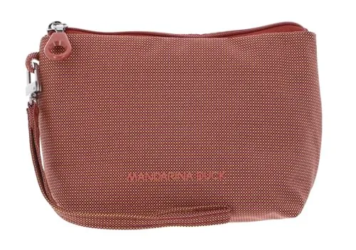 MANDARINA DUCK Kulturbeutel MD20 Pouch Pecan Nut hellrot - Robuster Kulturbeutel aus hochwertigem, wasserabweisendem Material. Ideal für Reisen und den täglichen Gebrauch, bietet viel Stauraum und praktische Fächer für optimale Organisation.