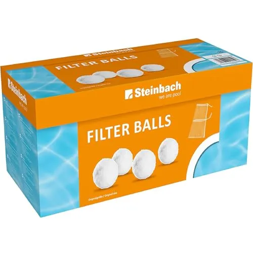 STEINBACH Filter Balls 2100 g – Hochleistungs-Filterbälle für Pools - Die STEINBACH Filter Balls bieten eine hohe Schmutzaufnahme und sind eine langlebige, energiesparende Alternative zu Filtersand. Ideal für sauberes Poolwasser mit einfacher Handhabung und erstklassigem Filterergebnis.