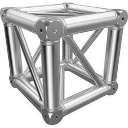 Global Truss F24Box Corner Box - Diverse D - Robuste F24 Corner Box mit 8 halbkonischen Schnellverbindern, ideal für stabile Licht- und Soundinstallationen, leicht und langlebig.